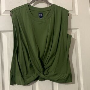 Gap green sleeveless t-shirt